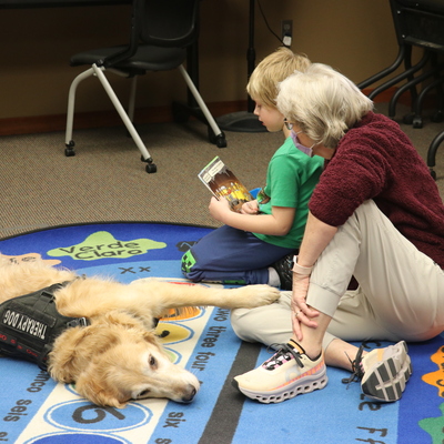 Book buddies bring confidence in reading aloud.