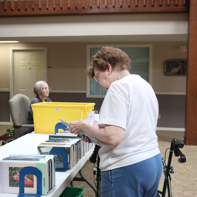 SPL brings the library to senior living facilities