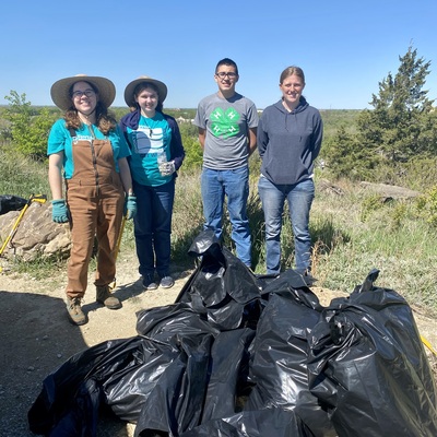 Clean-up at Indian Rock Park