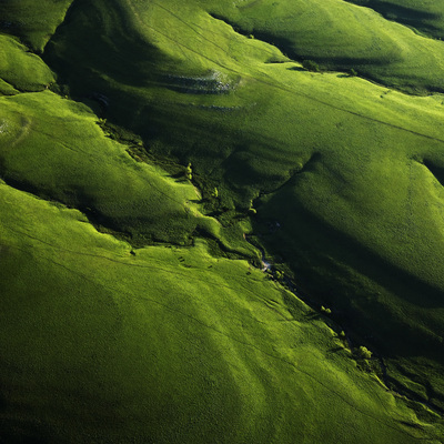 Aerial View of the Flint Hills (c) Jim Richardson