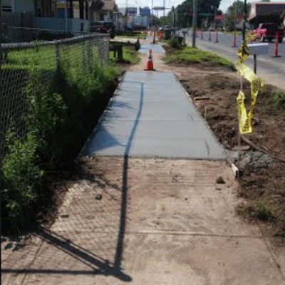 New Sidewalks on 9th Street