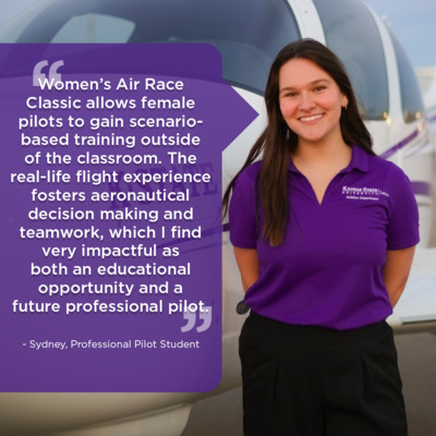 A donation to K-State Salina in Match Madness will help students like Sydney race in a competition.