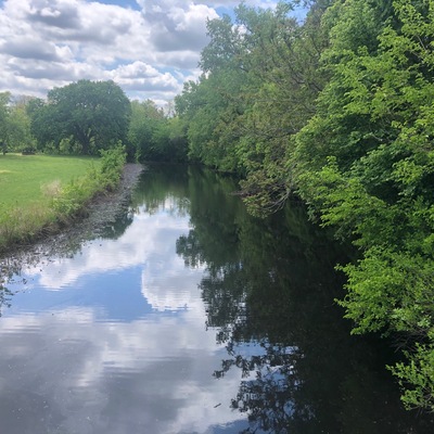 Smoky Hill River in Oakdale Park