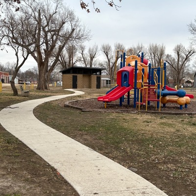 over a quarter mile of new walking/jogging sidewalk