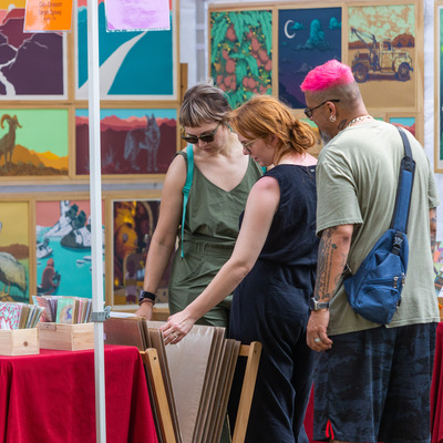 Artists from more than 30 states come to share and sell their work each year at the Festival.