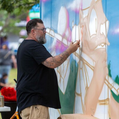 Over 20 site-specific art installations serve festival-goers with unique and hands-on experiences.