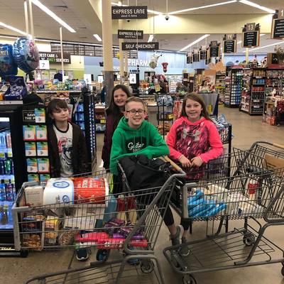 Shopping for the Salina Emergency Aid/Food Bank