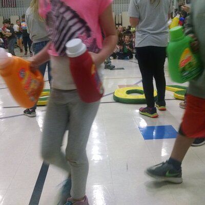 Coronado Elementary was the first school to collect items/quarters for Laundry Love! (2016)