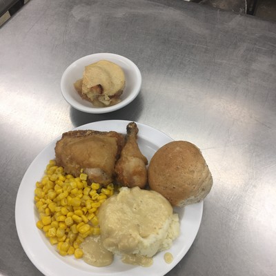 Food Served in the Dining Room