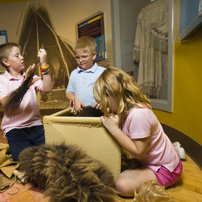 Hands-on experiences throughout the Museum make stories tangible.