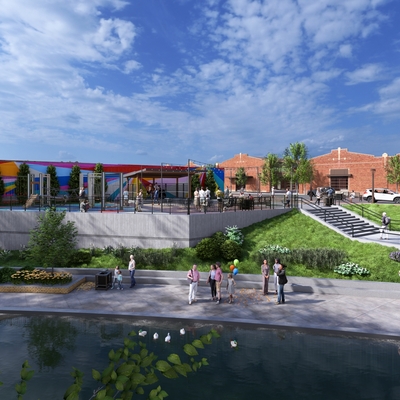 Plaza & Boardwalk concept