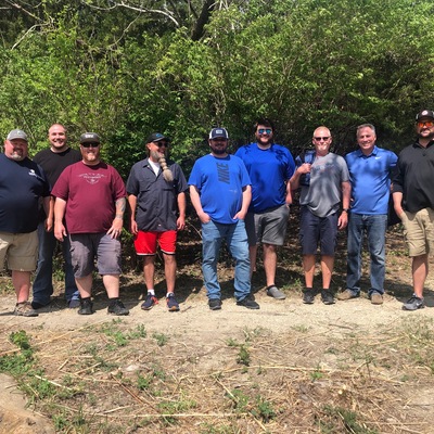 Pestinger Distributing group fished and let them go in Indian Rock Pond