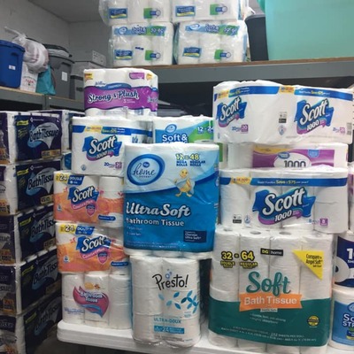 Meadowlark Ridge Elementary filled our shelves with toilet paper in early 2020!!