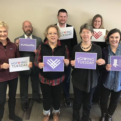 SIRJ Board Members celebrating Giving Tuesday with GSCF