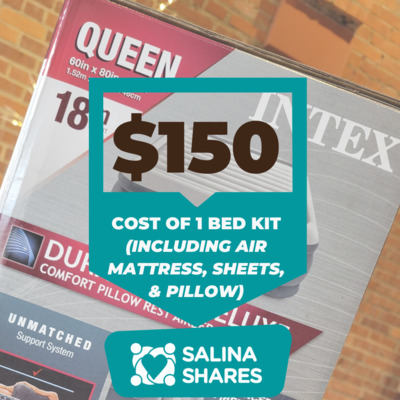 For individuals and families who are in crisis or starting over, these bed kits go a long way.