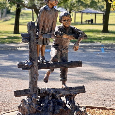 Kansas Promise by Jim Brothers, a gift from William and Linda Graves to the City of Salina.