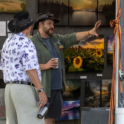 Over 120 artists provide festival-goers with one-of-a-kind treasures.