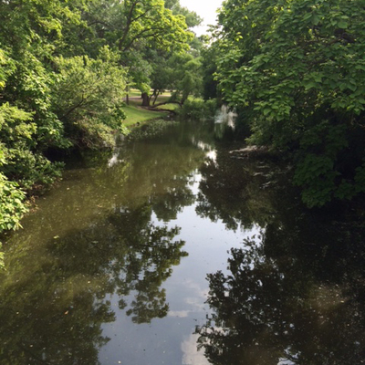 Smoky Hill River in Oakdale Park