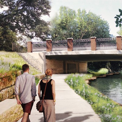 Greeley Bridge with trail