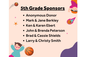 5th Grade Sponsors